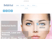 Tablet Screenshot of bellavital.de